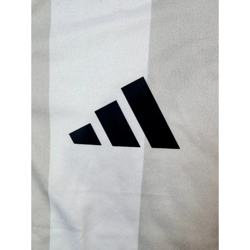 Adidas Inter Miami CF Messi Jersey Mens XL White Grey Striped MLS JW4338 NEW